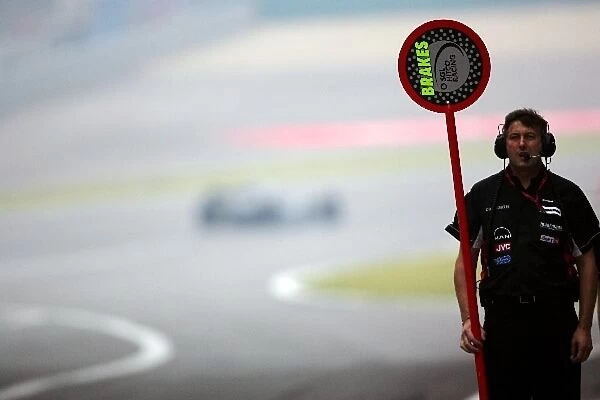 Formula One World Championship: Minardi lollipop man