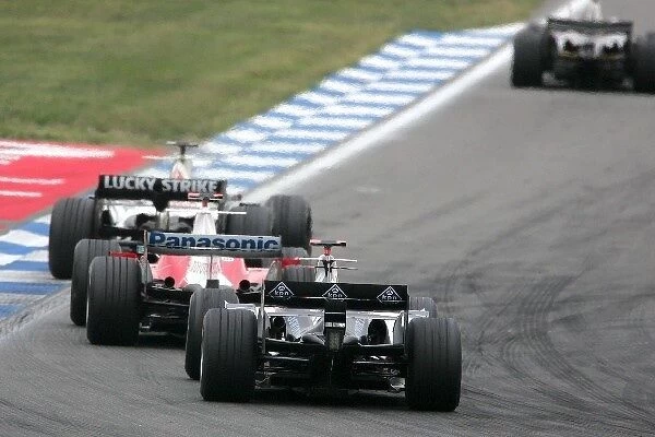 Formula One World Championship: Minardi race action