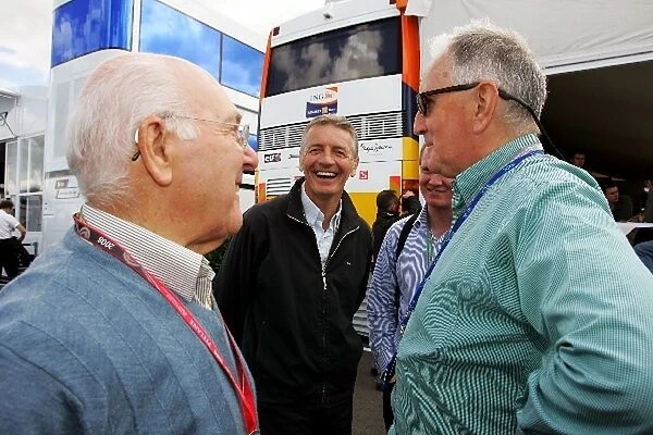 Formula One World Championship: Murray Walker with Tony Jardine and John Watson