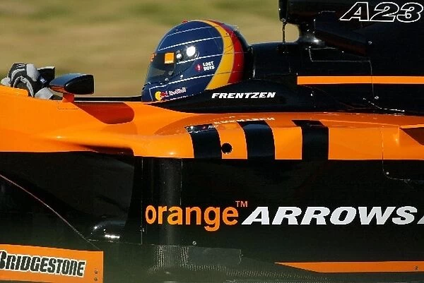 Formula One World Championship: New Arrows driver Heinz-Harald Frentzen had his first run in the new Arrows A23