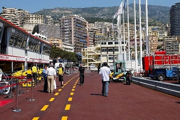 Formula One World Championship: The new Monaco pit lane