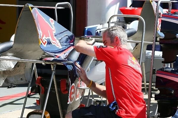 Formula One World Championship: New overalls for Red Bull Racing mechanics