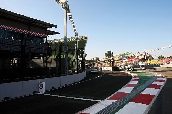 Formula One World Championship: The new pit lane entrance