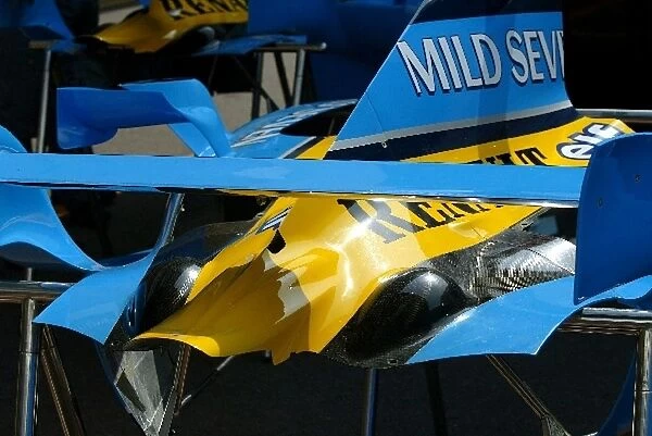 Formula One World Championship: New winglet configuration on the Renault R23
