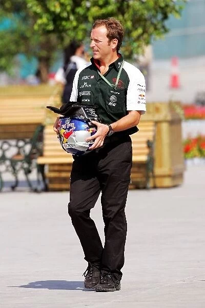 Formula One World Championship: Nick Harris Jaguar Physio