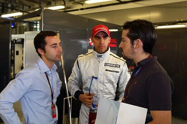 Formula One World Championship: Nicolas Todt, Pastor Maldonado Hispania F1 Racing Team and Jose Carabante Aguilera Groupo Hispania