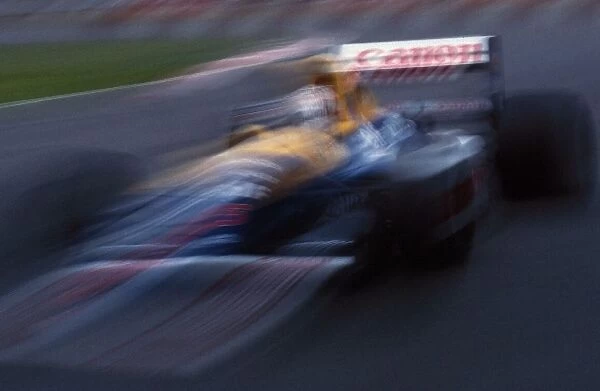Formula One World Championship: Nigel Mansell Williams FW14B, retired after spinning out of the race on lap 14