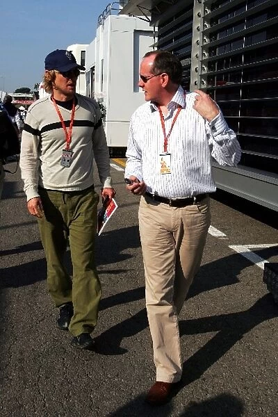 Formula One World Championship: Owen Wilson Actor with Mark Gallagher
