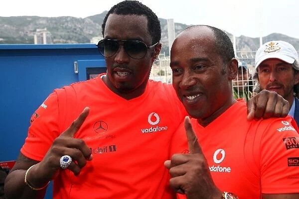 Formula One World Championship: P Diddy  /  Puff Daddy  /  Sean Combes Rapper with Anthony Hamilton