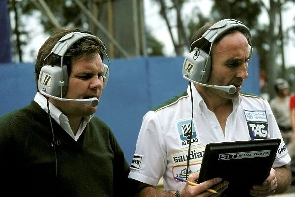 Formula One World Championship: Patrick Head Williams Designer and Frank Williams Williams Team Owner