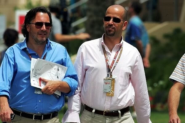 Formula One World Championship: Paul Berger, CEO Sports Marketing, and Abdullah Al Khouri, Communication and Administration Manager of Mubadala