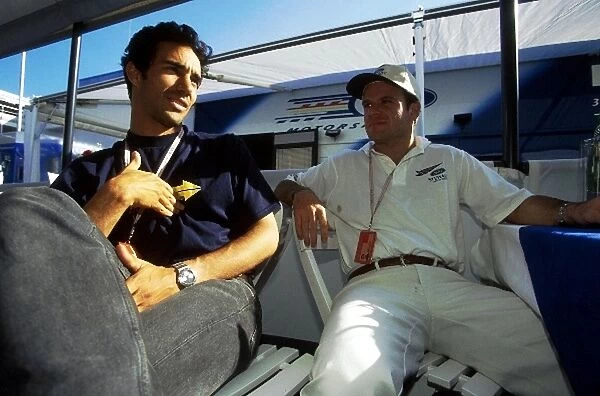 Formula One World Championship: Pedro Diniz Arrows and Rubens Barrichello Stewart Ford
