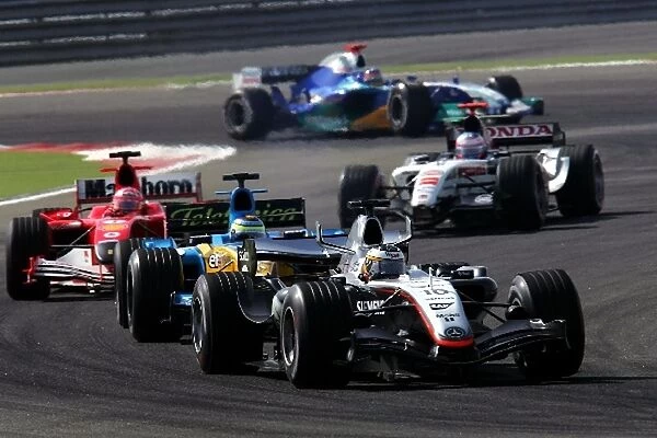 Formula One World Championship: Pedro de la Rosa McLaren Mercedes MP4  /  20 finished in fifth position