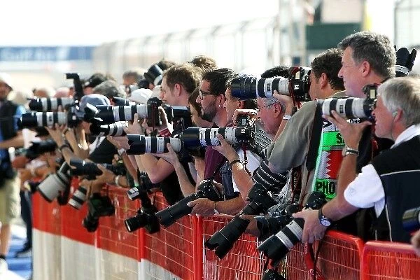 Formula One World Championship: Photographers in parc ferme
