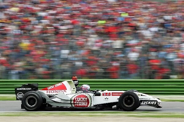 Formula One World Championship: Third place finisher Jenson Button BAR Honda 007
