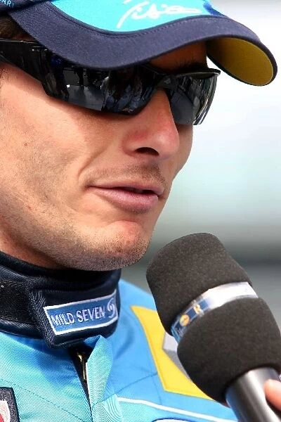 Formula One World Championship: Pole man Giancarlo Fisichella Renault