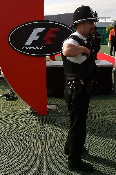 Formula One World Championship: Police in the paddock