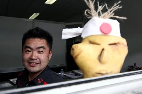 Formula One World Championship: A potato shaped like the head of the Honda Chef Yasou Adarashi
