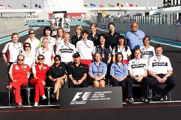 Formula One World Championship: Press officers photograph