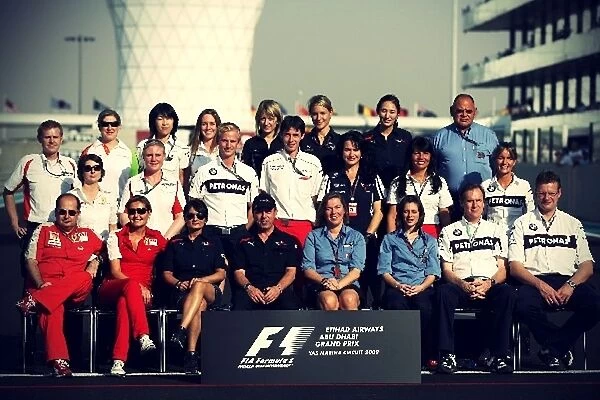 Formula One World Championship: Press Officers end of season photograph