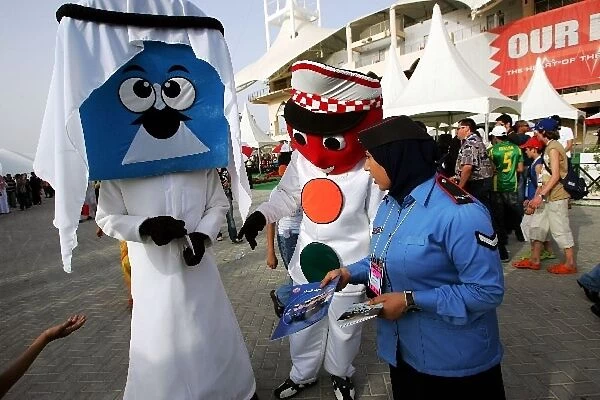 Formula One World Championship: Race fans in costume