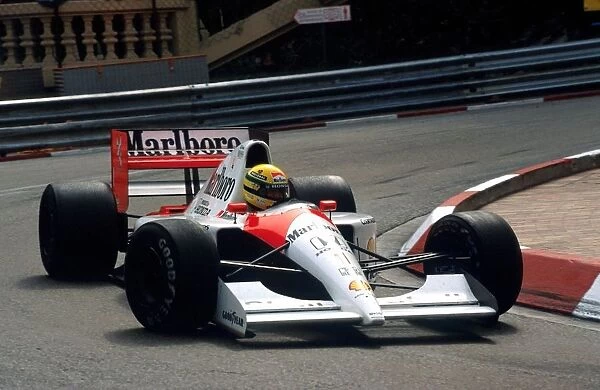 Formula One World Championship: Race winner Ayrton Senna McLaren MP4  /  6