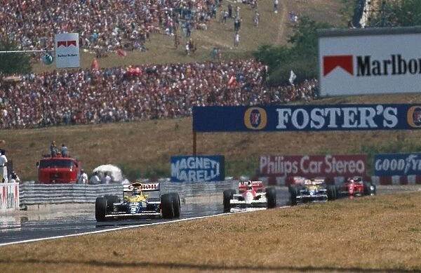 Formula One World Championship: Race winner Thierry Boutsen, Williams FW13B