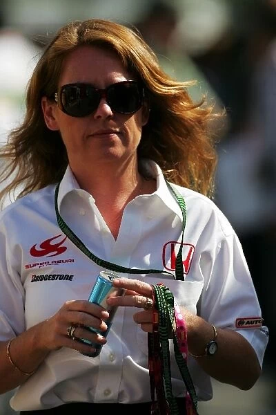 Formula One World Championship: Rachel Moroney Super Aguri F1Team Press Officer