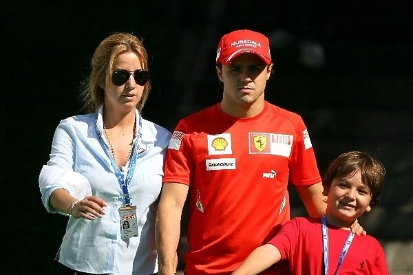Formula One World Championship: Rafaela Bassi and Felipe Massa Ferrari