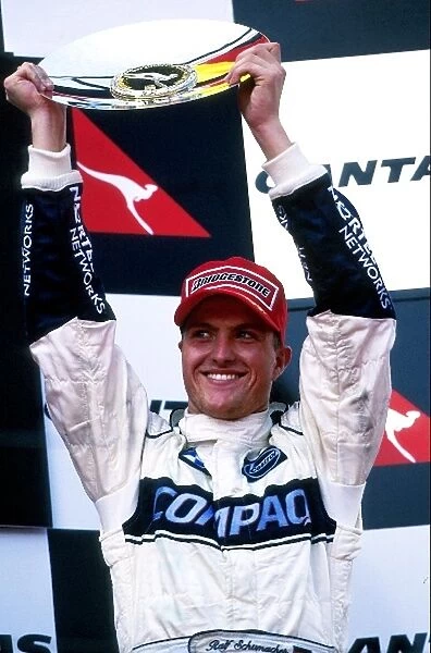 Formula One World Championship: Ralf Schumacher Williams F1 BMW FW22, 3rd place. debut for BMW V10 engine