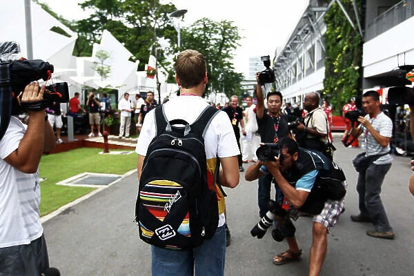 Formula One World Championship, Rd 14, Singapore Grand Prix, Preparations, Marina Bay Street Circuit, Singapore, Thursday 22 September 2011