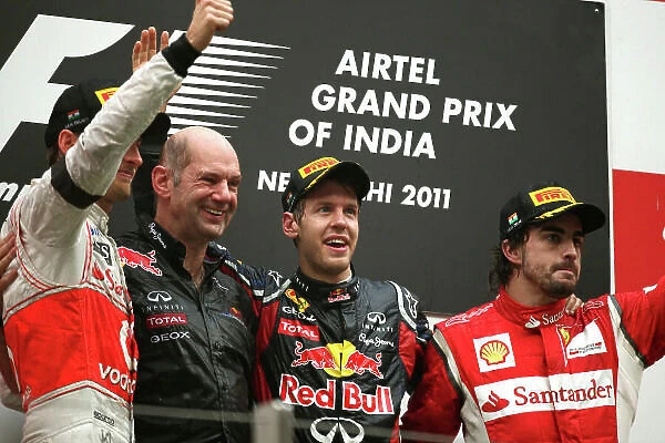 Formula One World Championship, Rd 17, Indian Grand Prix, Buddh International Circuit, Greater Noida, New Delhi, India, Race, Sunday 30 October 2011