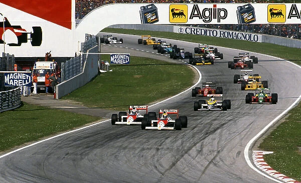 Formula One World Championship, Rd 2, San Marino Grand Prix, Imola, Italy. 23 April 1989