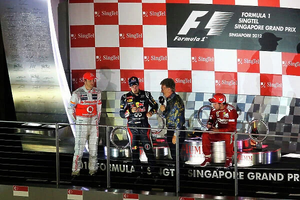 Formula One World Championship, Rd14, Singapore Grand Prix, Race, Marina Bay Street Circuit, Singapore, Sunday 23 September 2012