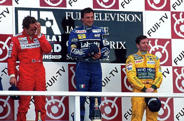 Formula One World Championship, Rd15, Japanese Grand Prix, Suzuka, Japan, 25 October 1992