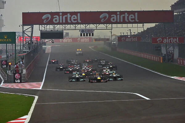 Formula One World Championship, Rd16, Indian Grand Prix, Buddh International Circuit, Greater Noida, New Delhi, India, Race Day, Sunday 27 October 2013