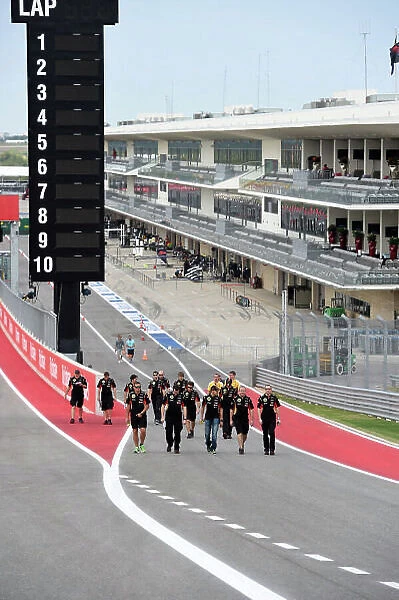 Formula One World Championship, Rd17, United States Grand Prix, Preparations, Austin, Texas, USA, Thursday 30 October 2014