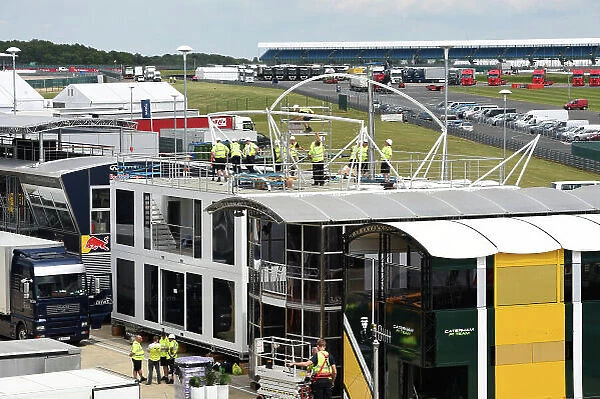 Formula One World Championship, Rd9, British Grand Prix, Preparations, Silverstone, England, Monday 30 June 2014