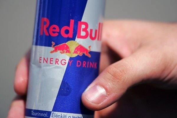 Formula One World Championship: A Red Bull can