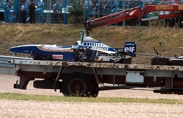 Formula One World Championship: The remains of Villeneuves Williams