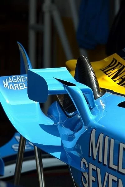 Formula One World Championship: Renault R23B winglet detail