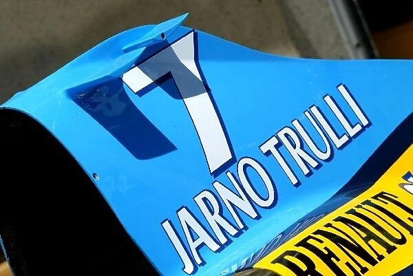 Formula One World Championship: Renault R24 bodywork, with tobacco free branding