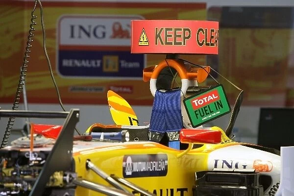 Formula One World Championship: Renault R29 in the garage