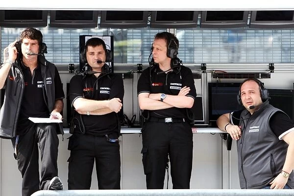 Formula One World Championship: Richard Connell Hispania Racing F1 Team Race Engineer; Antonio Cuquerella Hispania Racing F1 Team Race Engineer