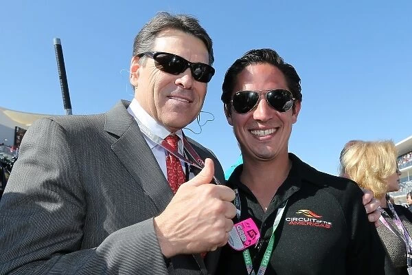 Formula One World Championship: Rick Perry Governor of Texas and Rodrigo Sanchez COTA