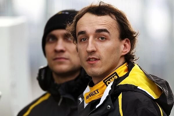 Formula One World Championship: Robert Kubica Renault with team mate Vitaly Petrov Renault, who was meant to be testing today but has been replaced