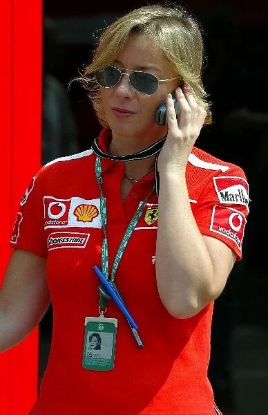 Formula One World Championship: Sabine Kehm PA to Michael Schumacher Ferrari