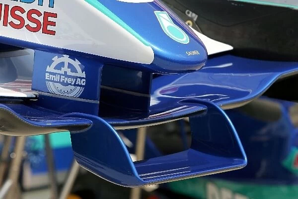 Formula One World Championship: Sauber front wing detail