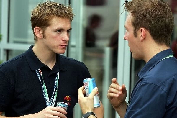 Formula One World Championship: Scott Speed and Colin Fleming Red Bull Formula Renault drivers