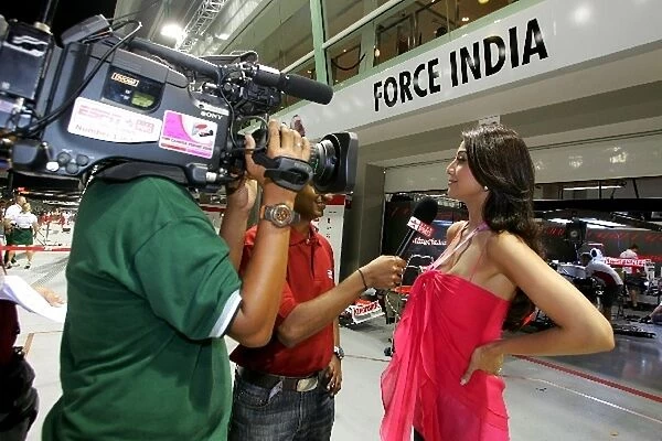 Formula One World Championship: Shilpa Shetty Indian film actress and model